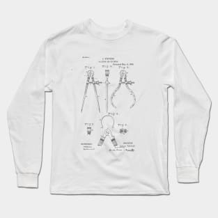 Patent Drawing Long Sleeve T-Shirt